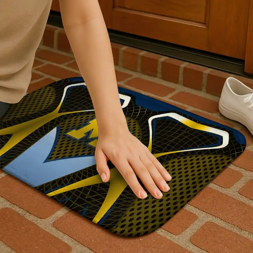 michigan-wolverines-torso-pattern-gold-crocs-doormat-premium-grade.webp