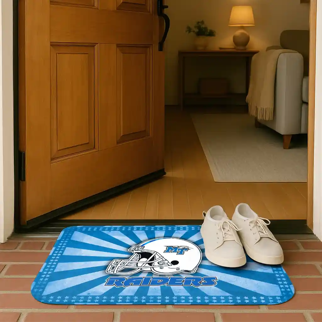 middle-tennessee-blue-raiders-helmet-centerpiece-blue-doormat-fashion-forward.webp