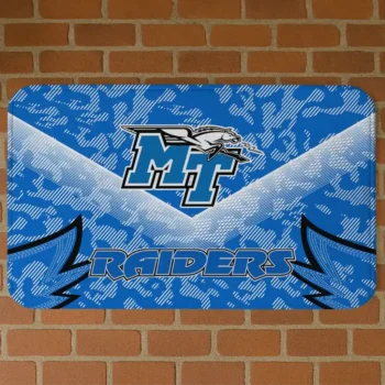 Middle Tennessee Blue Raiders Layered Lines Blue Doormat