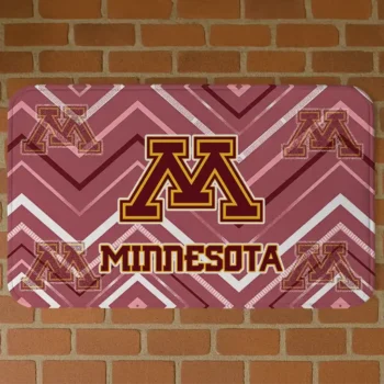 Minnesota Golden Gophers Chevron Geometrics Maroon Doormat