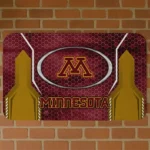 Minnesota Golden Gophers Hexagon Oval Maroon Doormat
