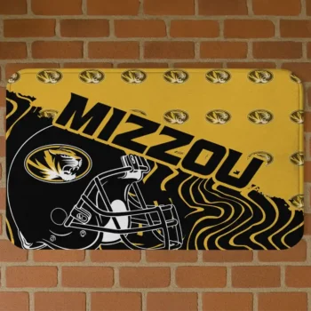Missouri Tigers Football Pride Black Doormat