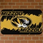 Missouri Tigers Plate Rip Black Doormat
