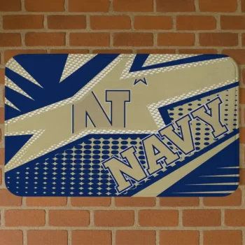 Navy Midshipmen Sharp Flash Blue Doormat