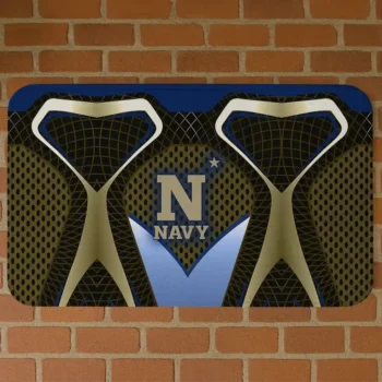 Navy Midshipmen Torso Pattern Doormat