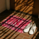 nebraska-cornhuskers-chevron-geometrics-red-doormat-best-selling.webp