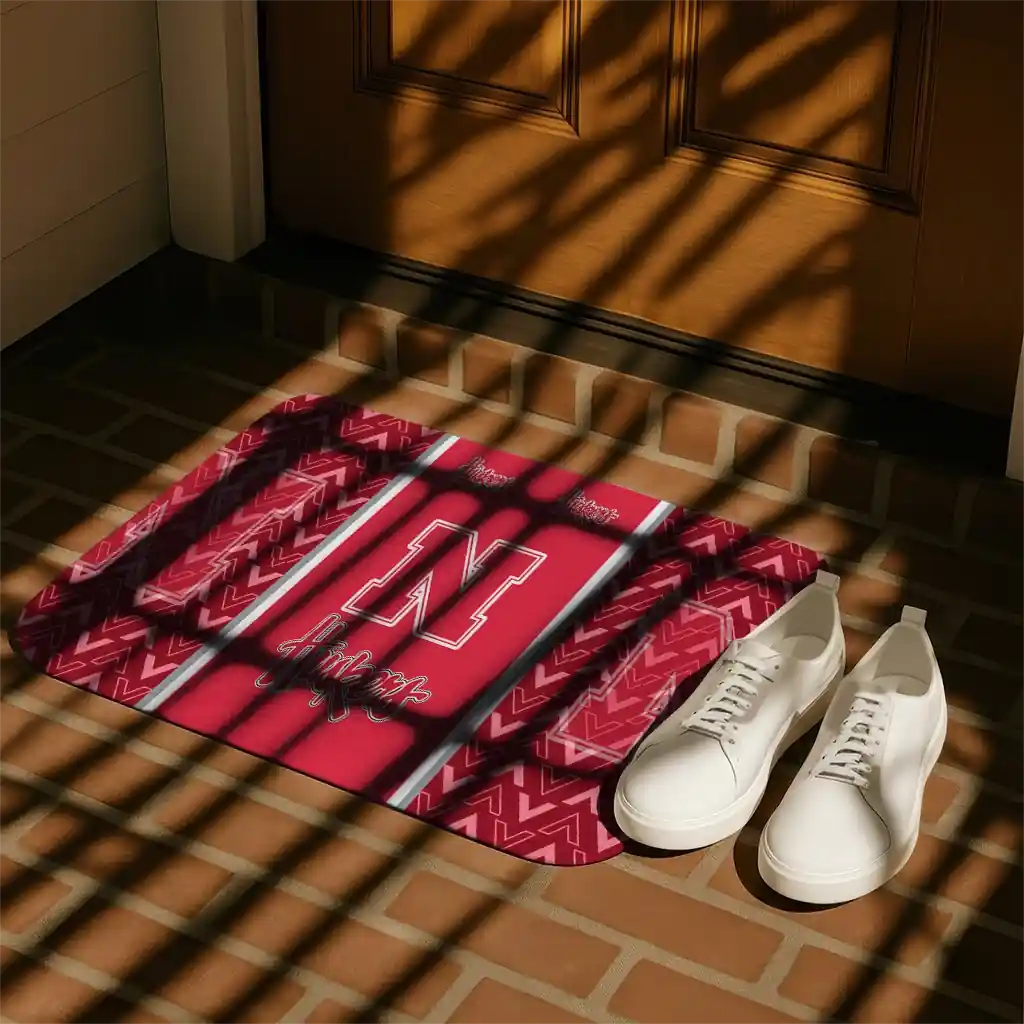 nebraska-cornhuskers-chevron-stack-red-doormat-trendy.webp