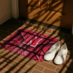 nebraska-cornhuskers-layered-lines-red-doormat-best-selling.webp