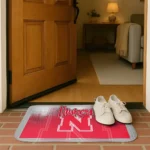 nebraska-cornhuskers-pixel-blur-red-doormat-best-selling.webp
