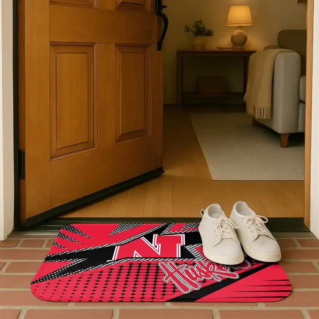 nebraska-cornhuskers-sharp-flash-red-doormat-fashion-forward.webp
