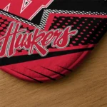 nebraska-cornhuskers-sharp-flash-red-doormat-best-selling.webp