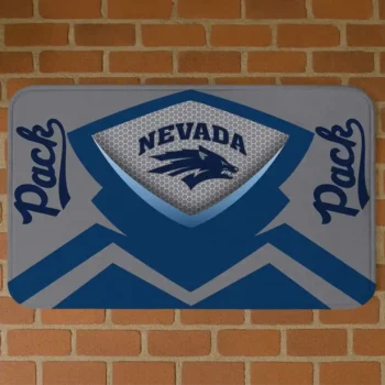 Nevada Wolf Pack Ninja Mesh Blue Doormat