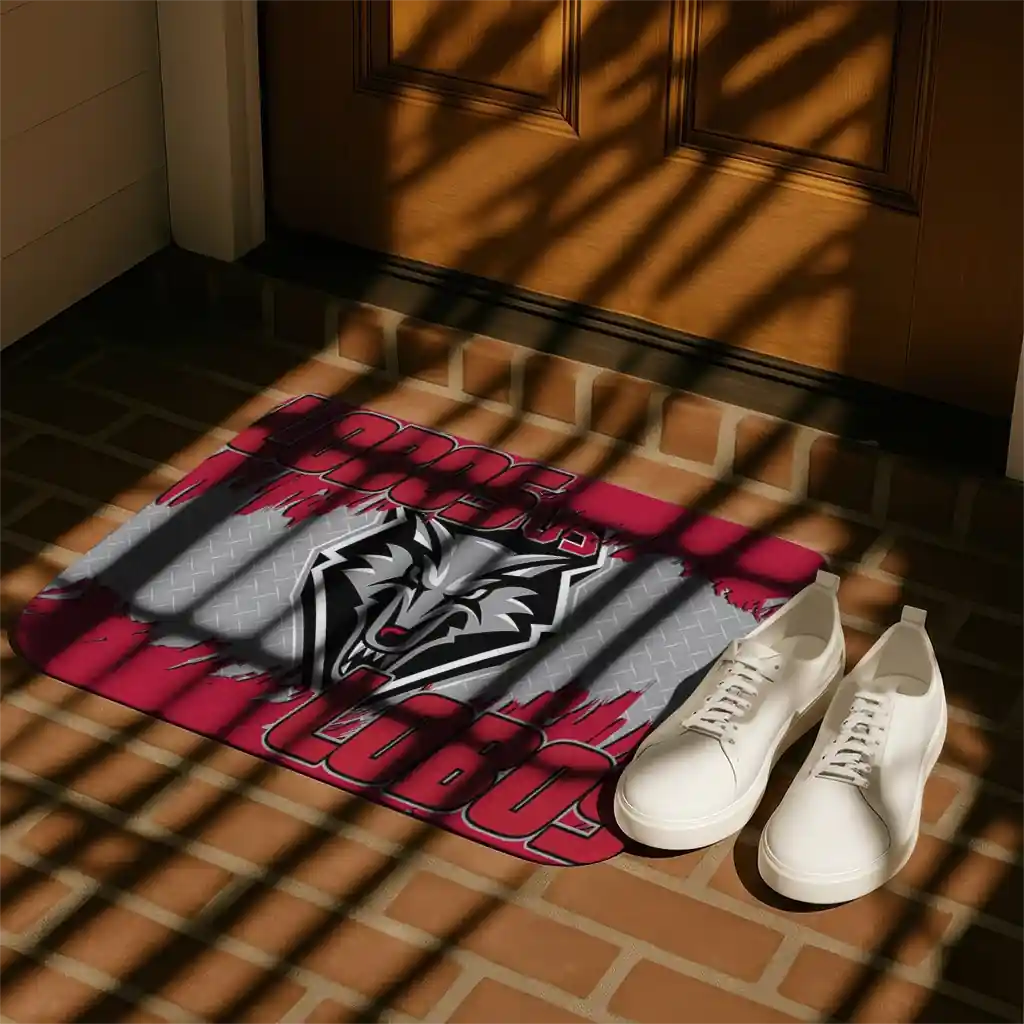 new-mexico-lobos-plate-rip-red-doormat-trendy.webp