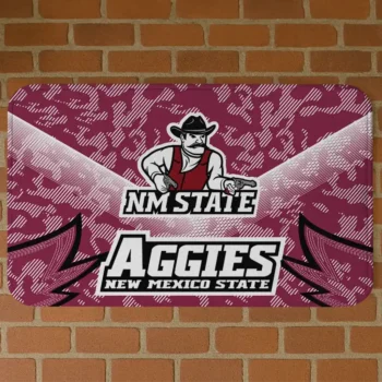 New Mexico State Aggies Layered Lines Crimson Doormat