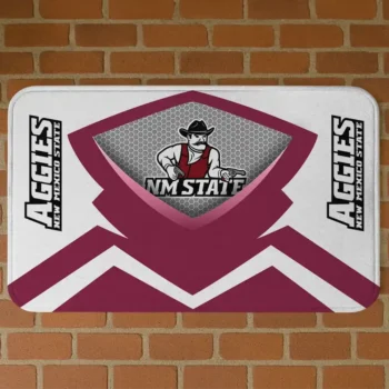 New Mexico State Aggies Ninja Mesh Crimson Doormat