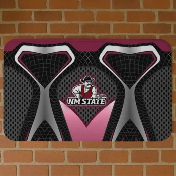 New Mexico State Aggies Torso Pattern Doormat
