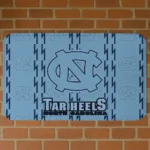 North Carolina Tar Heels Bolt Row Light Blue Doormat