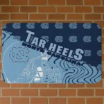 North Carolina Tar Heels Football Pride Light Blue Doormat