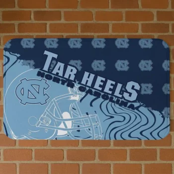 North Carolina Tar Heels Football Pride Light Blue Doormat