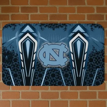 North Carolina Tar Heels Graphic Stripes Light Blue Doormat