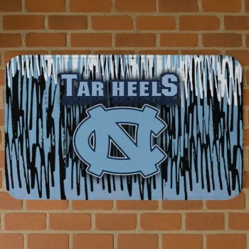 North Carolina Tar Heels Vertical Flow Light Blue Doormat