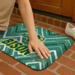 north-dakota-state-bison-chevron-geometrics-green-doormat-best-selling.webp