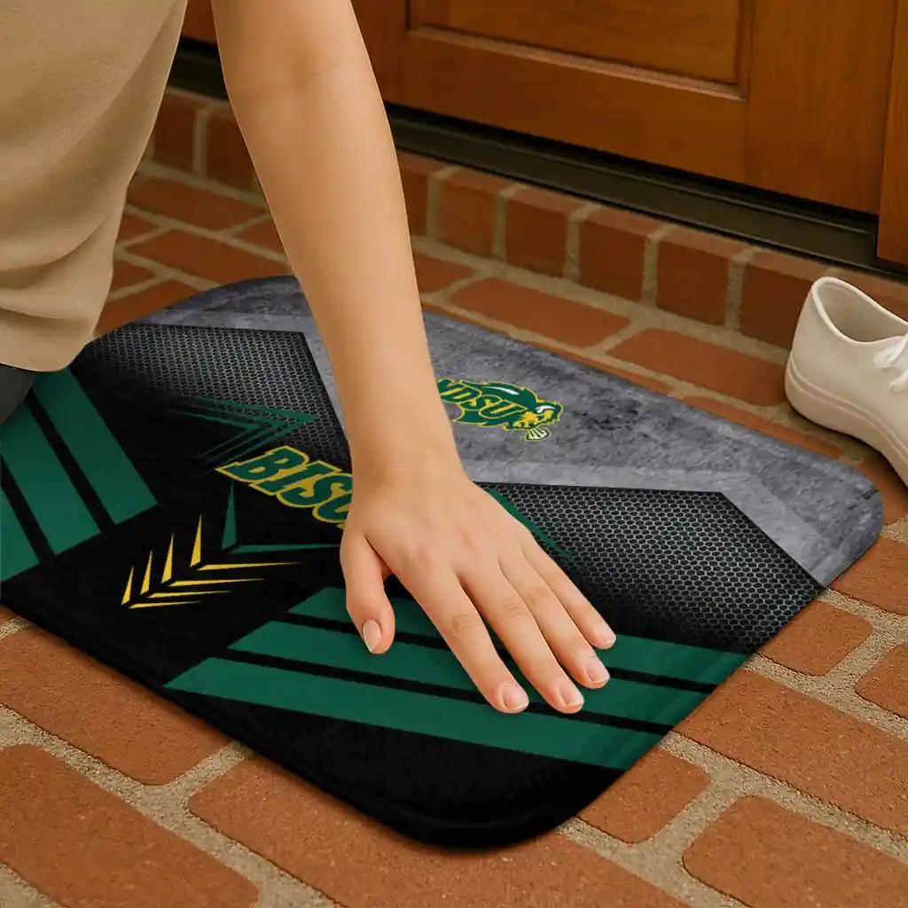 north-dakota-state-bison-chevron-points-green-black-doormat-premium-grade.webp