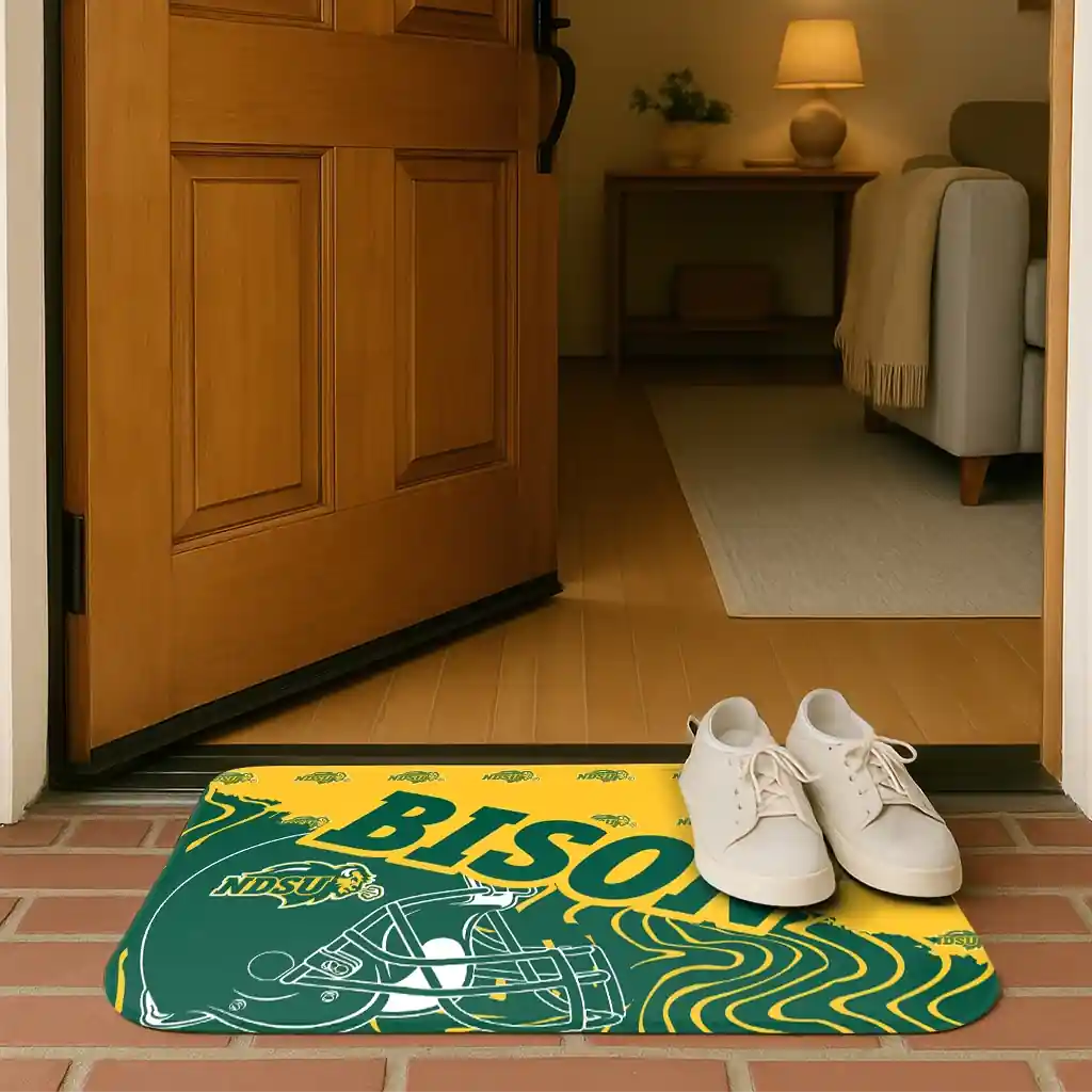 north-dakota-state-bison-football-pride-green-doormat-fashion-forward.webp