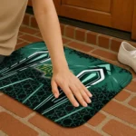 north-dakota-state-bison-graphic-stripes-green-doormat-best-selling.webp