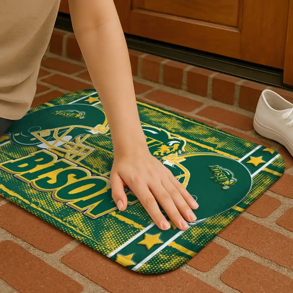 north-dakota-state-bison-helmet-illustration-green-doormat-premium-grade.webp