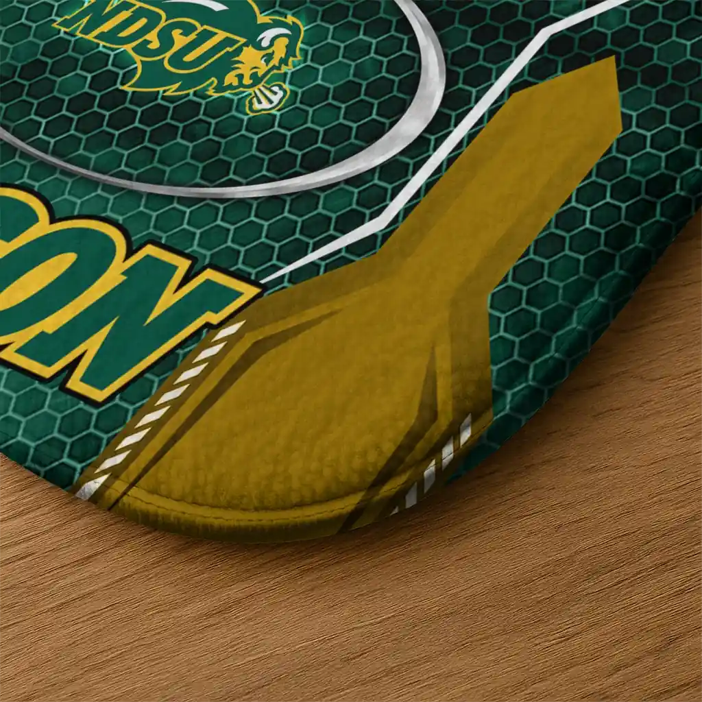 north-dakota-state-bison-hexagon-oval-green-doormat-latest-model.webp