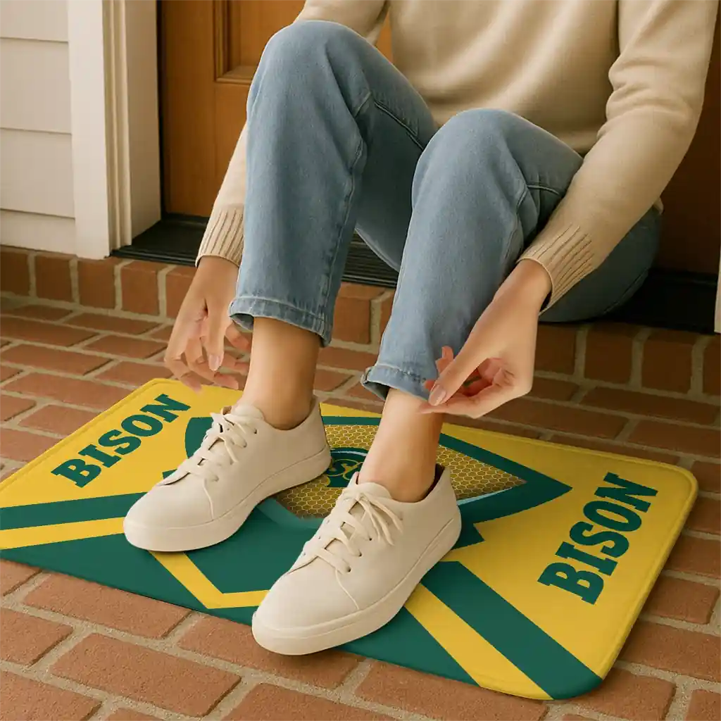 north-dakota-state-bison-ninja-mesh-green-doormat-top-rated.webp