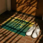 north-dakota-state-bison-pixel-blur-green-doormat-best-selling.webp
