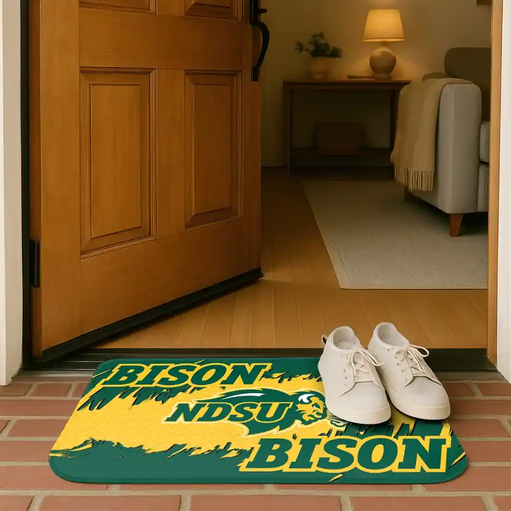 north-dakota-state-bison-plate-rip-green-doormat-fashion-forward.webp
