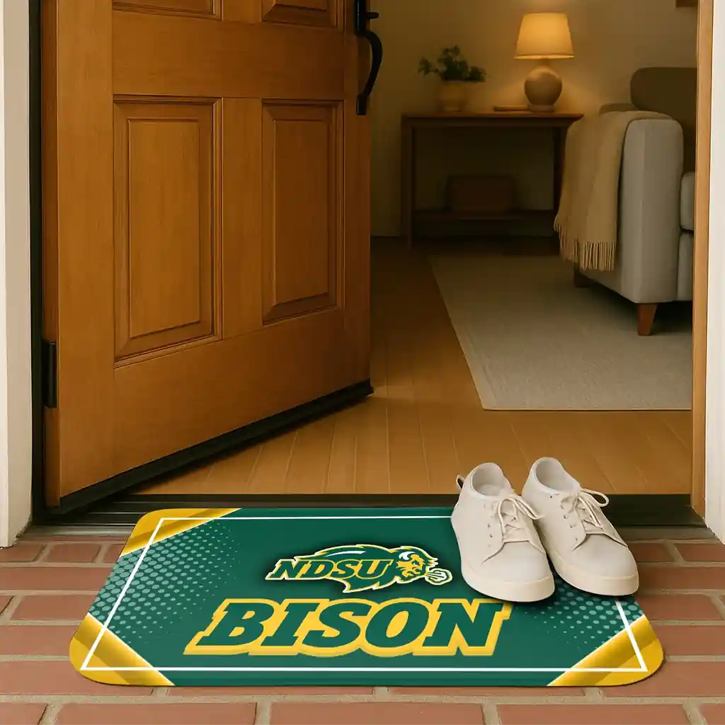 north-dakota-state-bison-silver-halftone-green-doormat-fashion-forward.webp