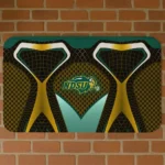 North Dakota State Bison Torso Pattern Doormat