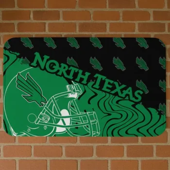 North Texas Mean Green Football Pride Green Doormat