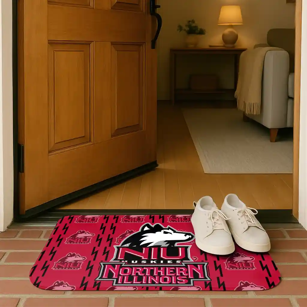 northern-illinois-huskies-bolt-row-red-doormat-fashion-forward.webp