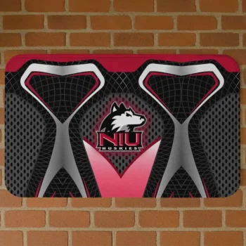 Northern Illinois Huskies Torso Pattern Doormat