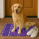 northwestern-wildcats-bolt-row-purple-doormat-best-selling.webp