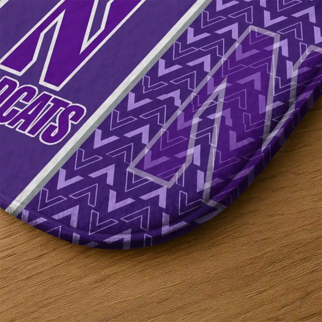 northwestern-wildcats-chevron-stack-purple-doormat-latest-model.webp