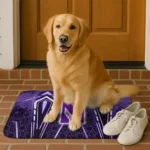 northwestern-wildcats-graphic-stripes-purple-doormat-best-selling.webp