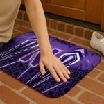 northwestern-wildcats-graphic-stripes-purple-doormat-best-selling.webp