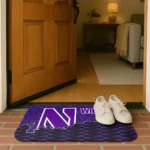 northwestern-wildcats-tribal-detailing-purple-black-doormat-best-selling.webp