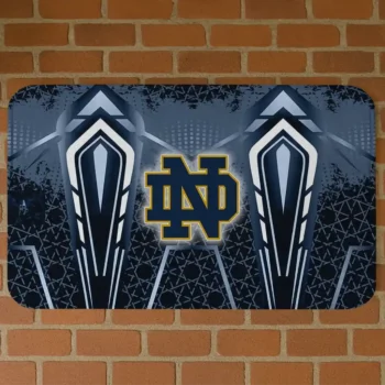 Notre Dame Fighting Irish Graphic Stripes Navy Doormat
