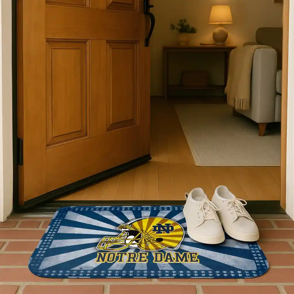 notre-dame-fighting-irish-helmet-centerpiece-navy-doormat-fashion-forward.webp
