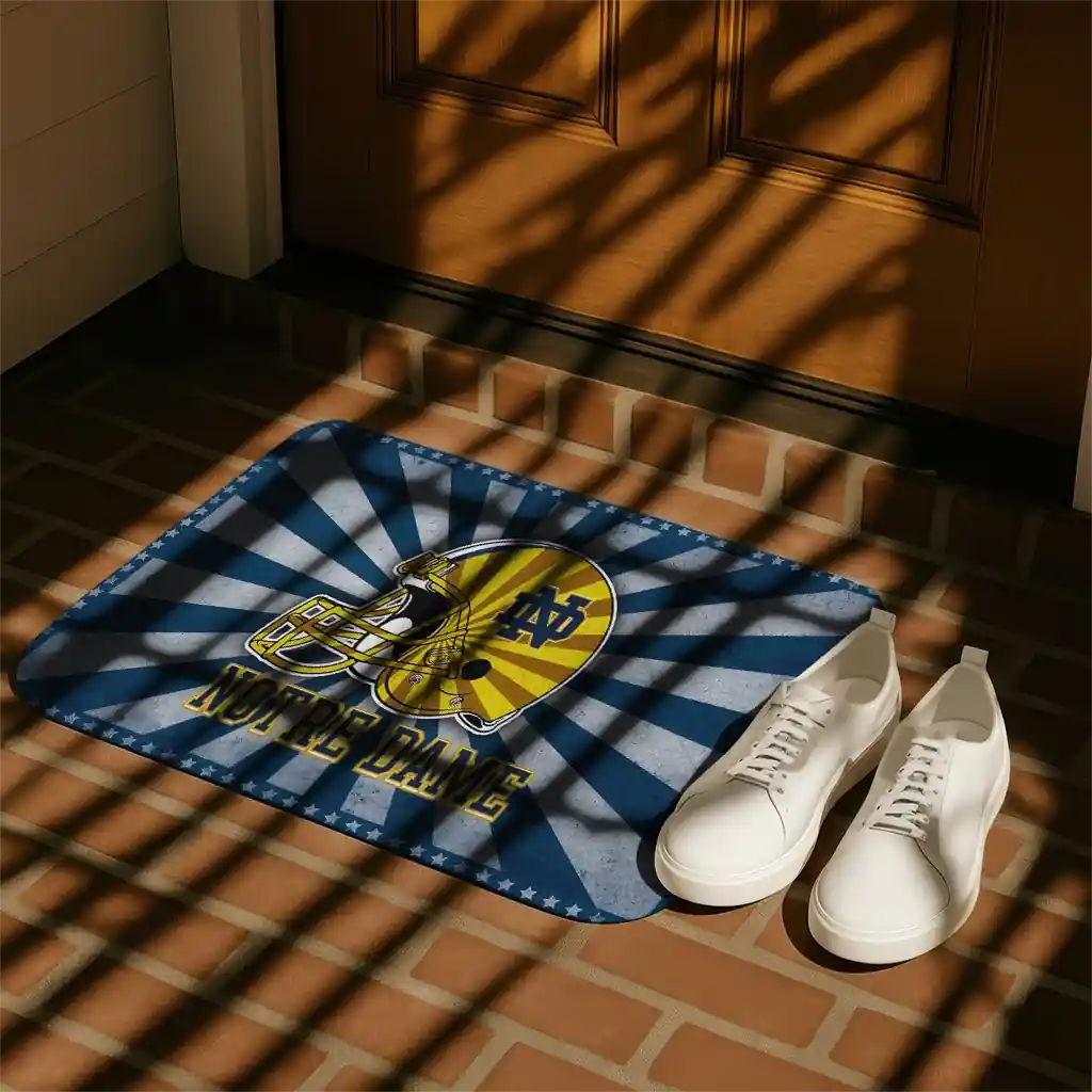 notre-dame-fighting-irish-helmet-centerpiece-navy-doormat-trendy.webp