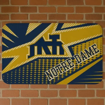 Notre Dame Fighting Irish Sharp Flash Navy Doormat