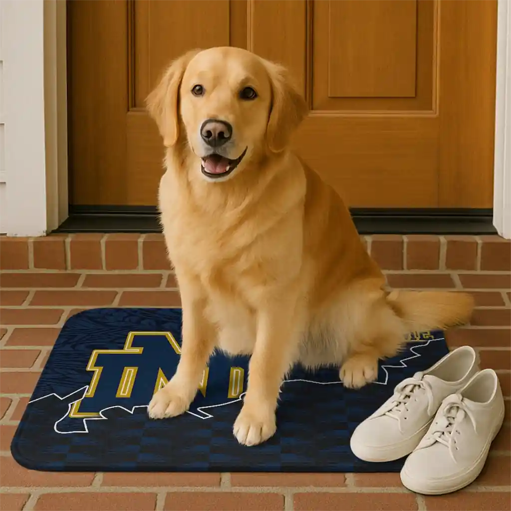 notre-dame-fighting-irish-tribal-detailing-navy-black-doormat-high-quality.webp