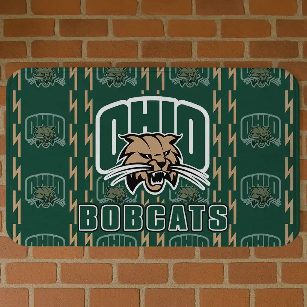 ohio-bobcats-bolt-row-green-doormat-best-selling.webp ohio bobcats bolt row green doormat best selling